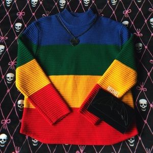 UNIF • Crayola Sweater (Rainbow Color Block)